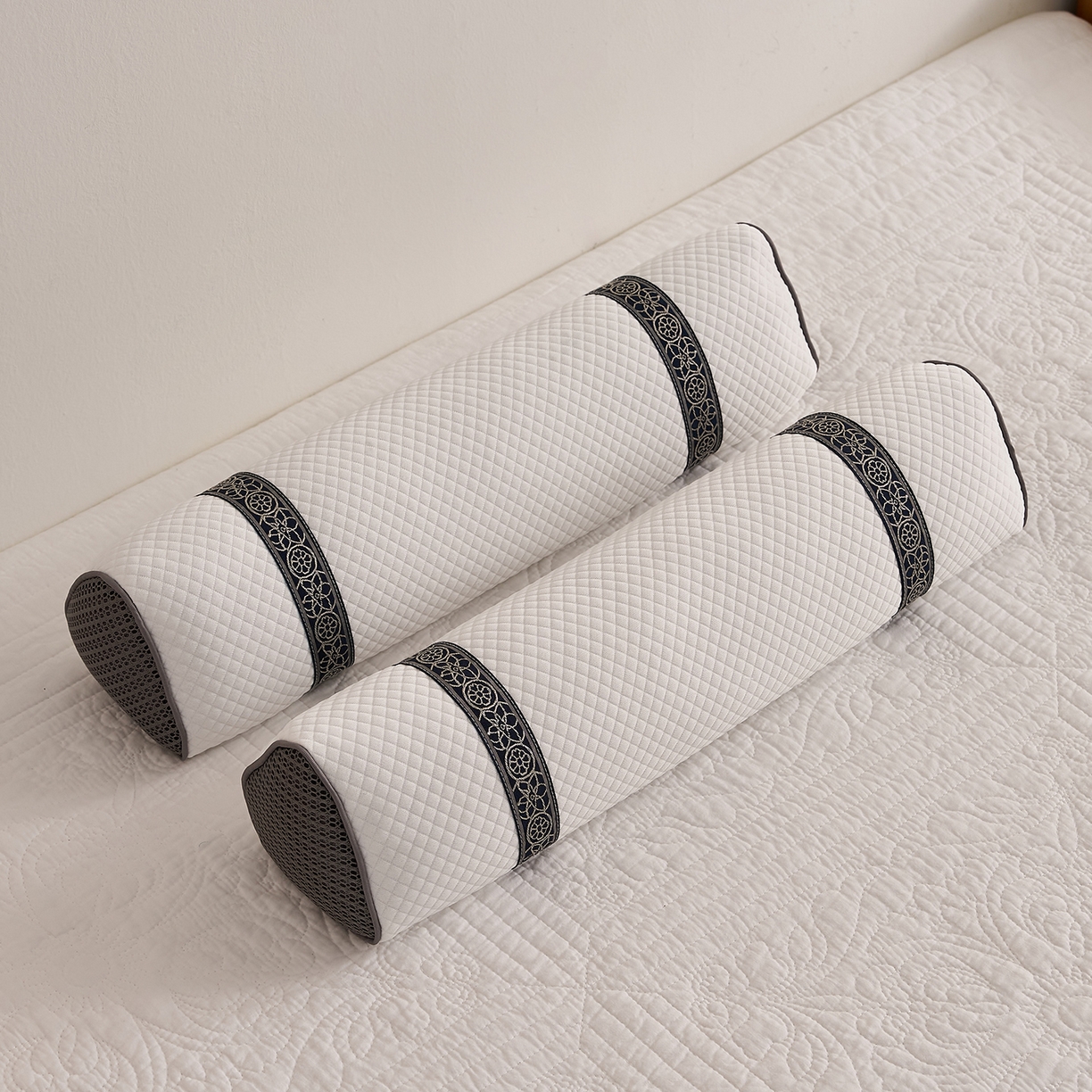 91家纺网 家纺一手货源 找家纺 乐可 2025新款科技三角护颈枕枕头枕芯 科技三角护颈枕-简约白