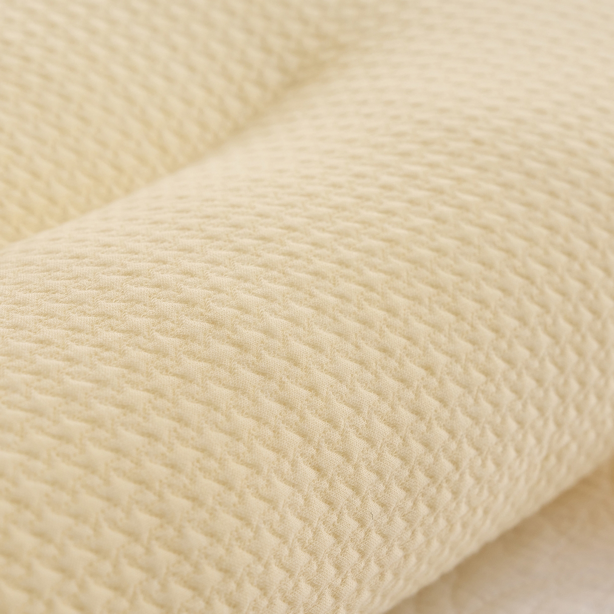 91家纺网 家纺一手货源 找家纺 乐可 2025新款千鸟格双人长枕枕头枕芯 千鸟格双人长枕-黄