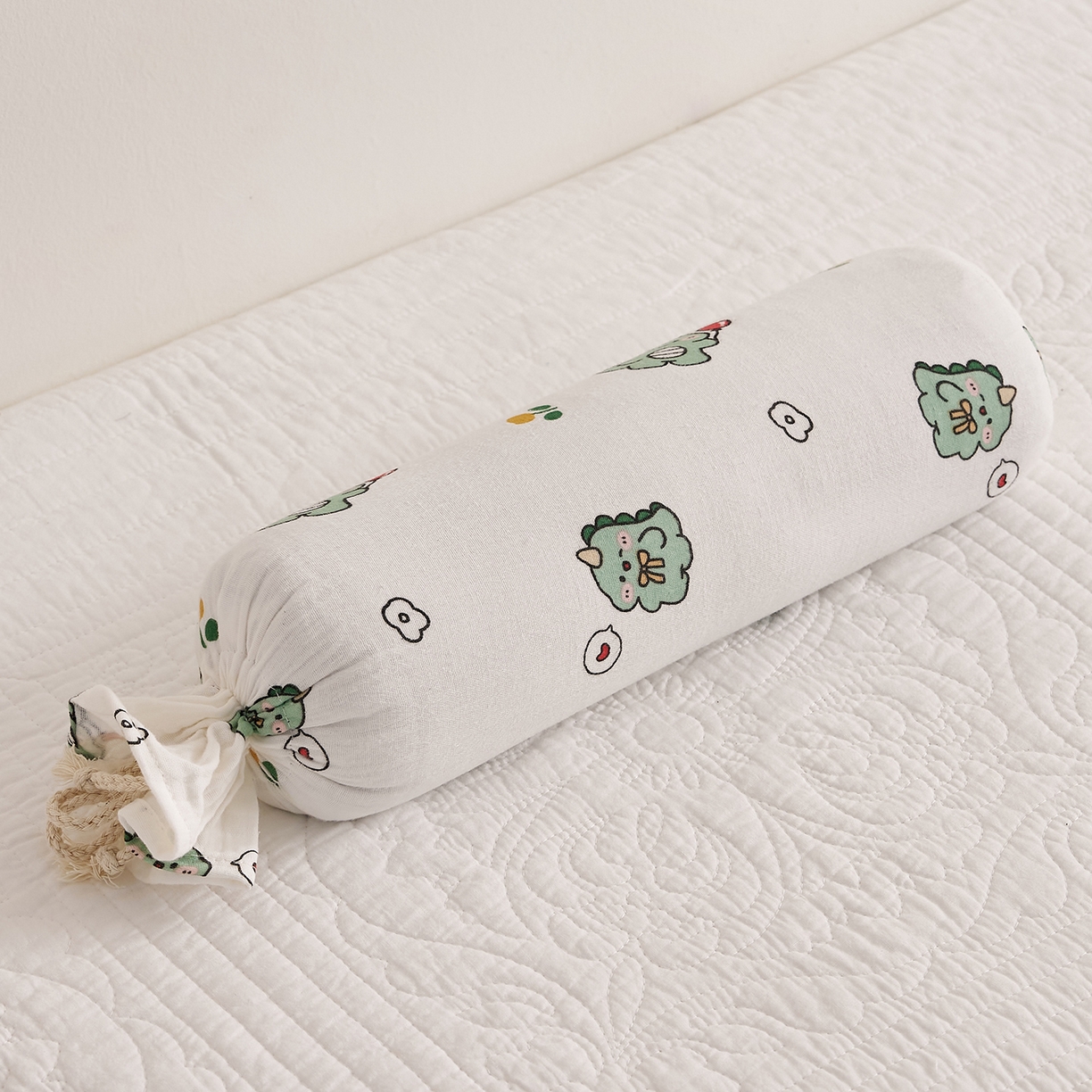 91家纺网 家纺一手货源 找家纺 （总）乐可 2025新款全棉纱布哄睡糖果枕枕头枕芯