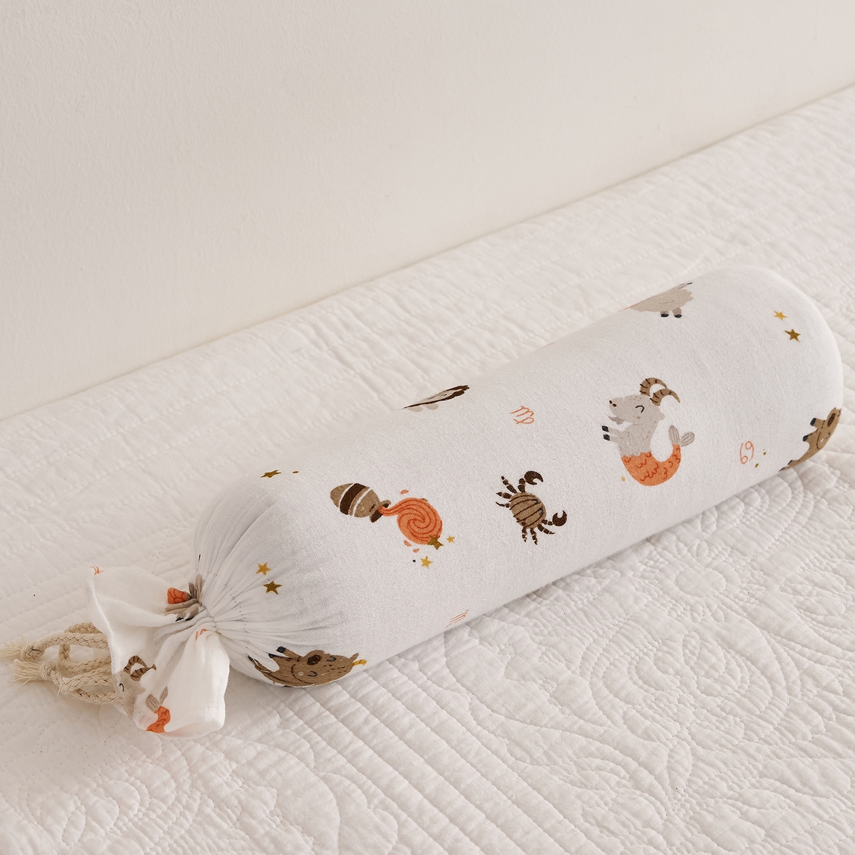 （总）乐可 2025新款全棉纱布哄睡糖果枕枕头枕芯