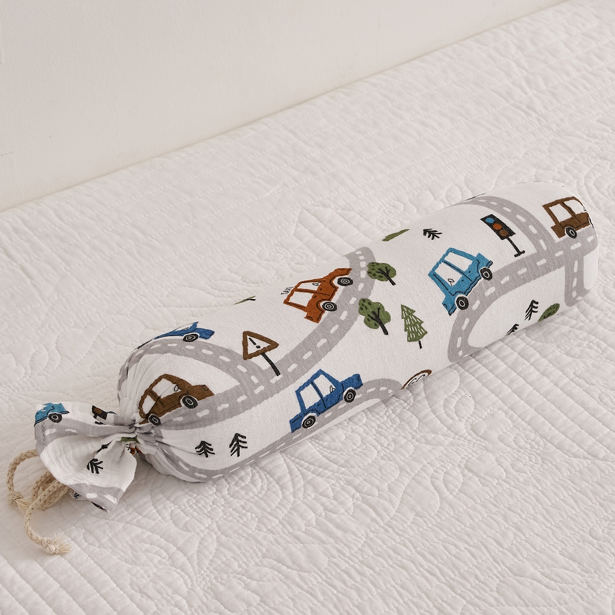 91家纺网 家纺一手货源 找家纺 （总）乐可 2025新款全棉纱布哄睡糖果枕枕头枕芯