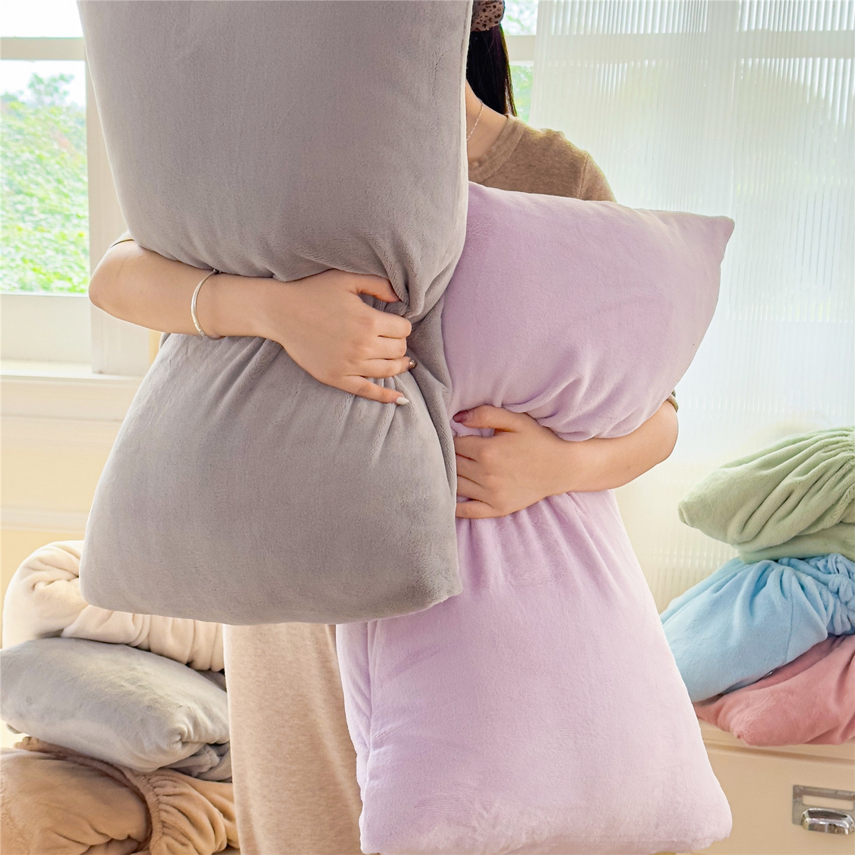 91家纺网 家纺一手货源 找家纺 （总）沐纯家居 2025新款250g全消光牛奶绒单床笠