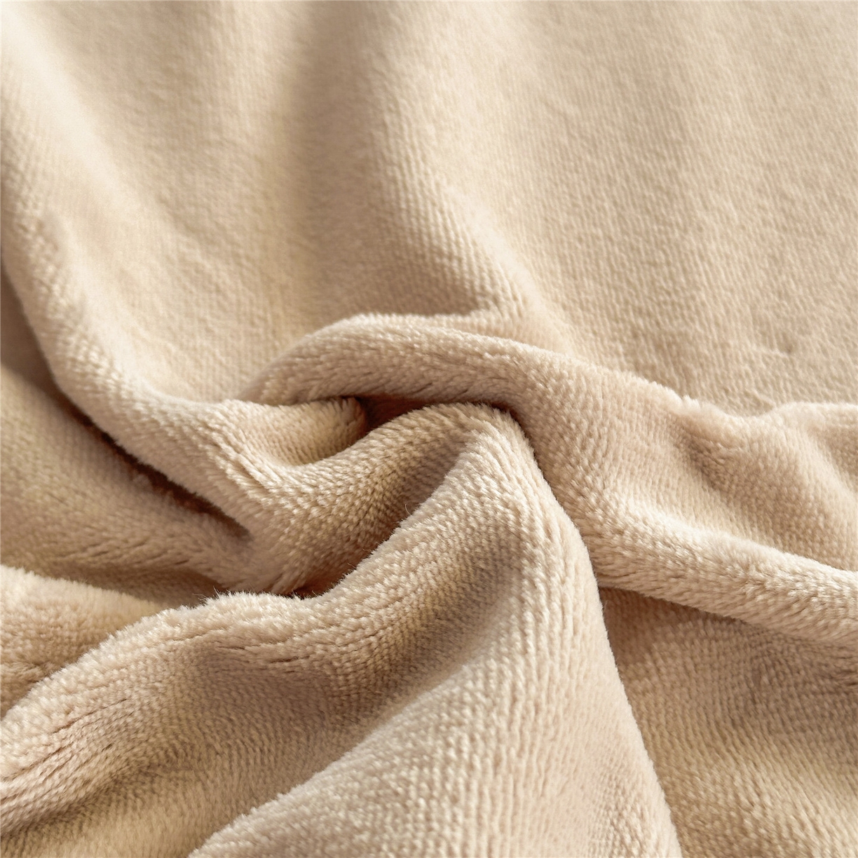 91家纺网 家纺一手货源 找家纺 沐纯家居 2025新款250g全消光牛奶绒单床笠 浅驼