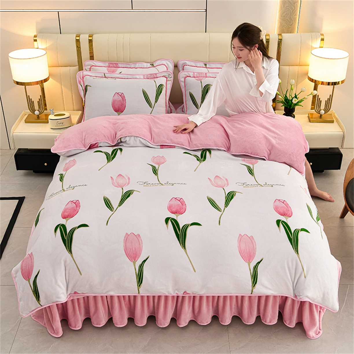 91家纺网 家纺一手货源 找家纺 玖琳家纺 2025新款轻奢赫本夏被夏凉被 赫本-星星