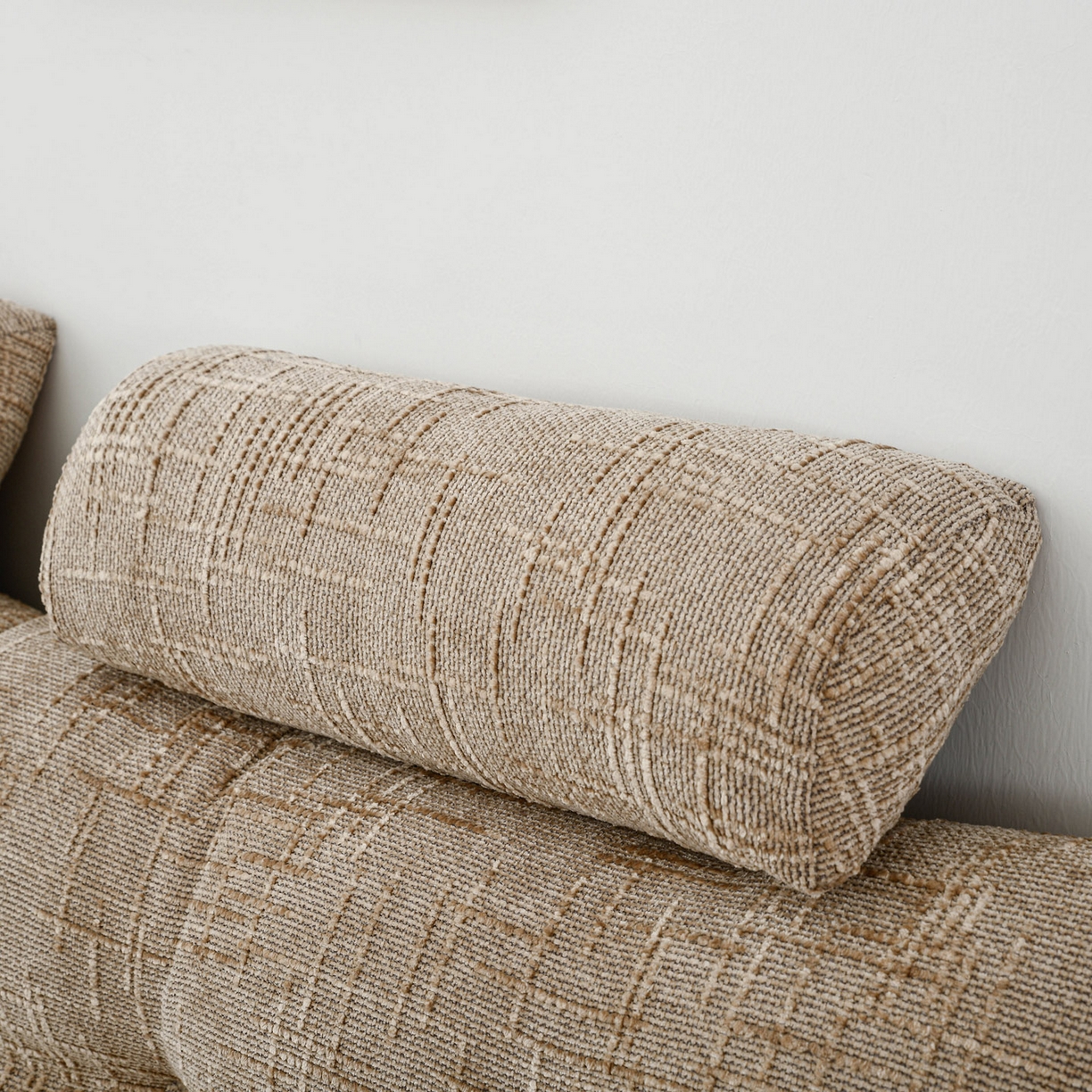 91家纺网 家纺一手货源 找家纺 （总）美达人 2025新款床头靠垫大靠背带头枕可拆洗-肌理麻