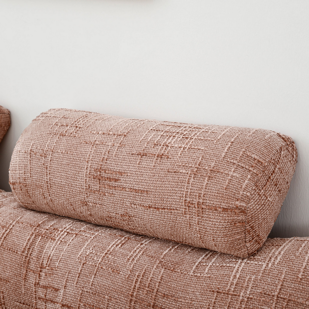 91家纺网 家纺一手货源 找家纺 美达人 2025新款床头靠垫大靠背带头枕可拆洗-肌理麻 肌理麻-褪色玫瑰-枕头款