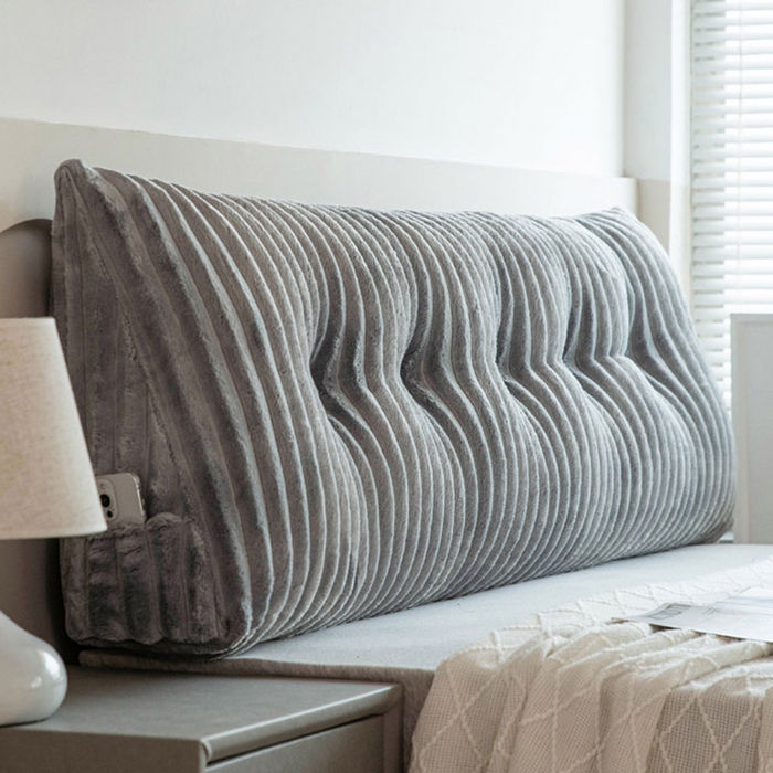 91家纺网 家纺一手货源 找家纺 （总）美达人 2025新款简约绒条三角靠背