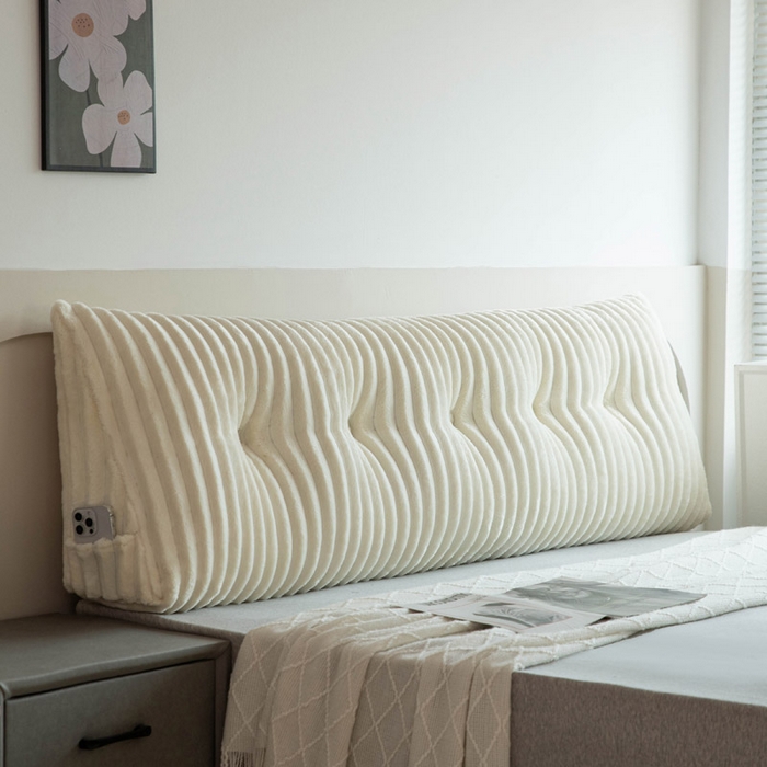 91家纺网 家纺一手货源 找家纺 （总）美达人 2025新款简约绒条三角靠背