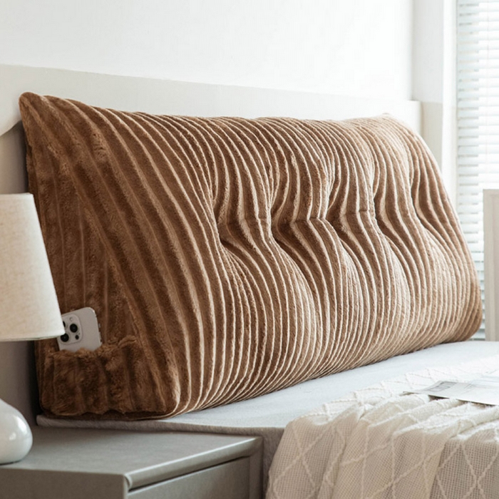 91家纺网 家纺一手货源 找家纺 （总）美达人 2025新款简约绒条三角靠背