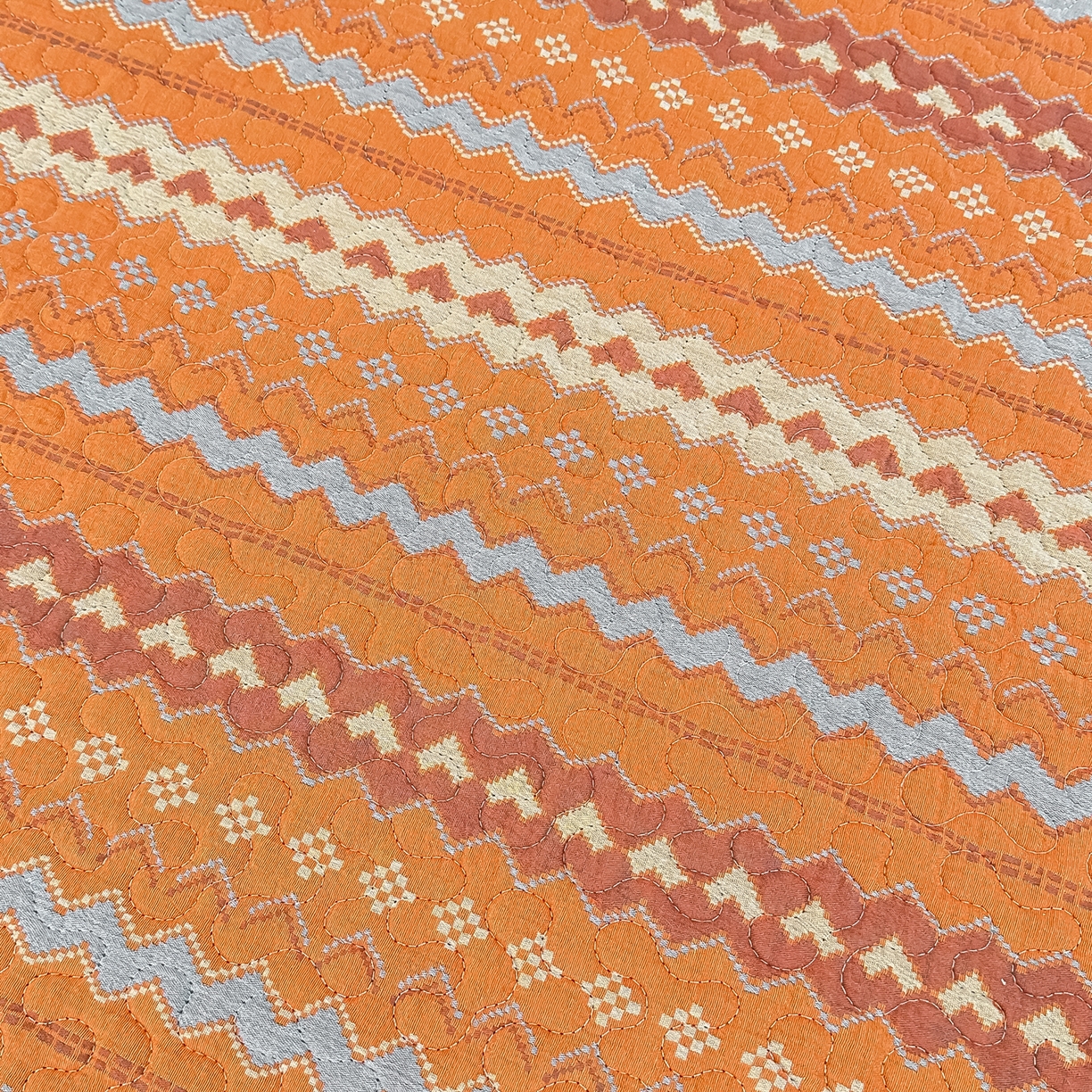 91家纺网 家纺一手货源 找家纺 手艺人家纺 2025新款双层纱夹棉防滑炕盖 榻榻米床盖 炕单床盖A20-A26 A23