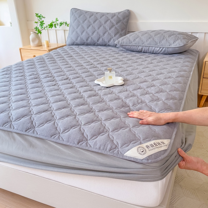 91家纺网 家纺一手货源 找家纺 （总）小萌虎 2025新款全棉新疆棉花床笠-风车系列