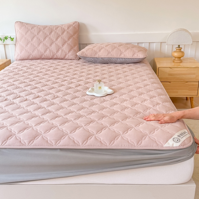 91家纺网 家纺一手货源 找家纺 小萌虎 2025新款全棉新疆棉花床笠-风车系列 风车-咖