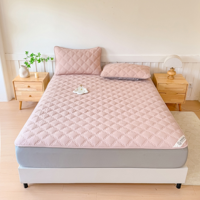 91家纺网 家纺一手货源 找家纺 小萌虎 2025新款全棉新疆棉花床笠-风车系列 风车-咖