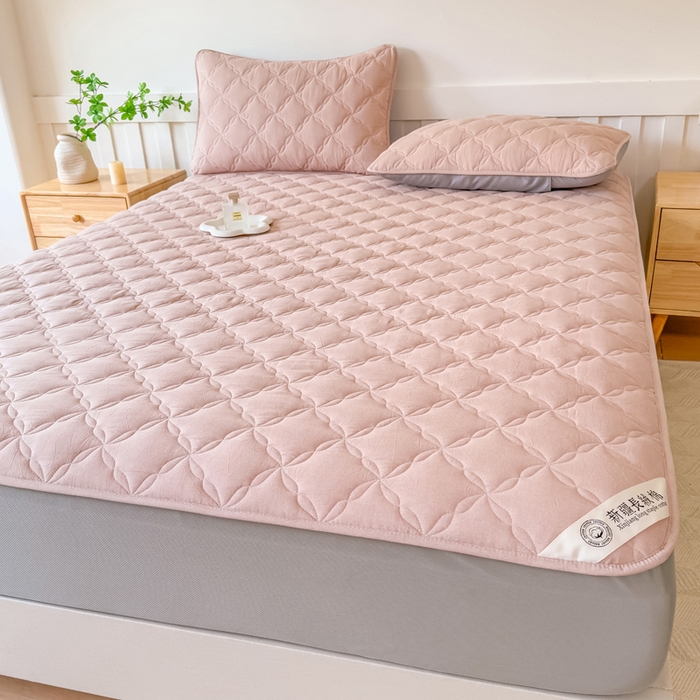 91家纺网 家纺一手货源 找家纺 小萌虎 2025新款全棉新疆棉花床笠-风车系列 风车-咖