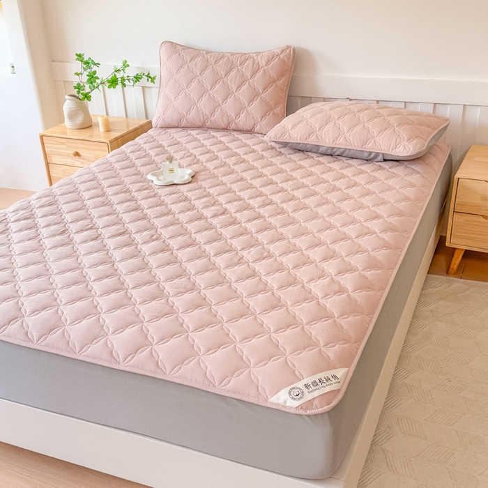 91家纺网 家纺一手货源 找家纺 小萌虎 2025新款全棉新疆棉花床笠-风车系列 风车-咖