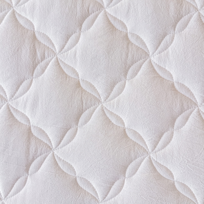 91家纺网 家纺一手货源 找家纺 小萌虎 2025新款全棉新疆棉花床笠-风车系列 风车-米白