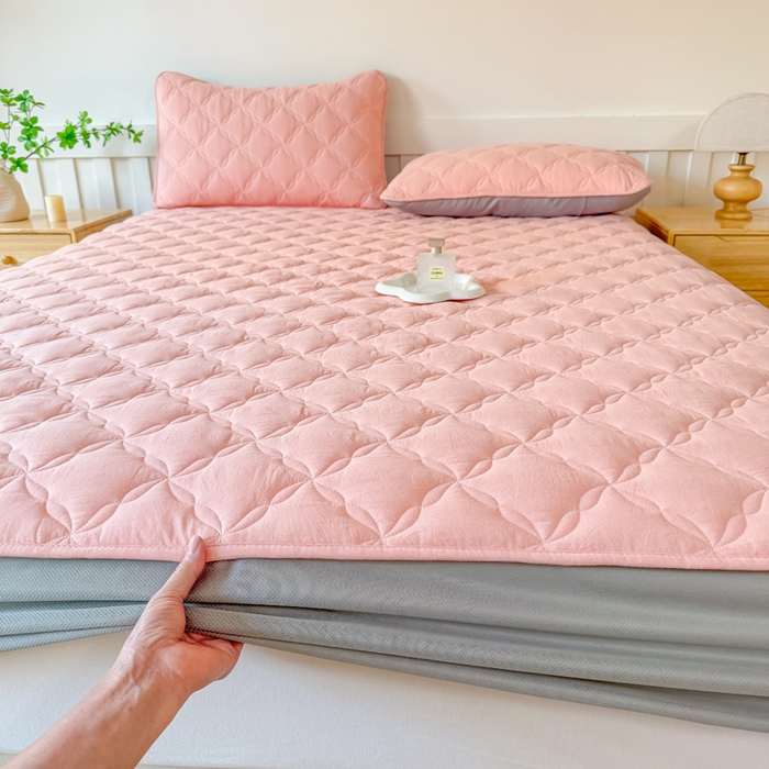 91家纺网 家纺一手货源 找家纺 小萌虎 2025新款全棉新疆棉花床笠-风车系列 风车-玉