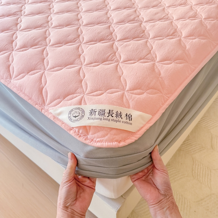 91家纺网 家纺一手货源 找家纺 小萌虎 2025新款全棉新疆棉花床笠-风车系列 风车-玉