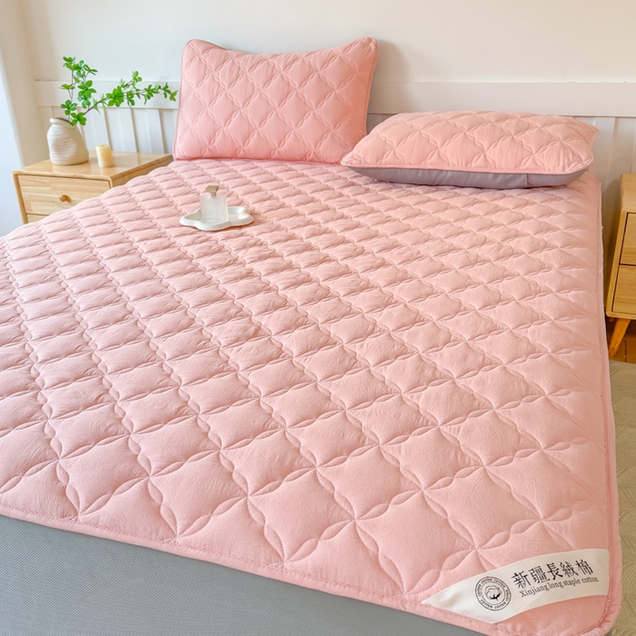 91家纺网 家纺一手货源 找家纺 小萌虎 2025新款全棉新疆棉花床笠-风车系列 风车-玉