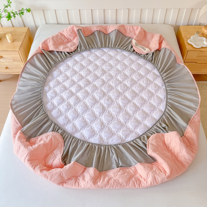 91家纺网 家纺一手货源 找家纺 小萌虎 2025新款全棉新疆棉花床笠-风车系列 风车-玉