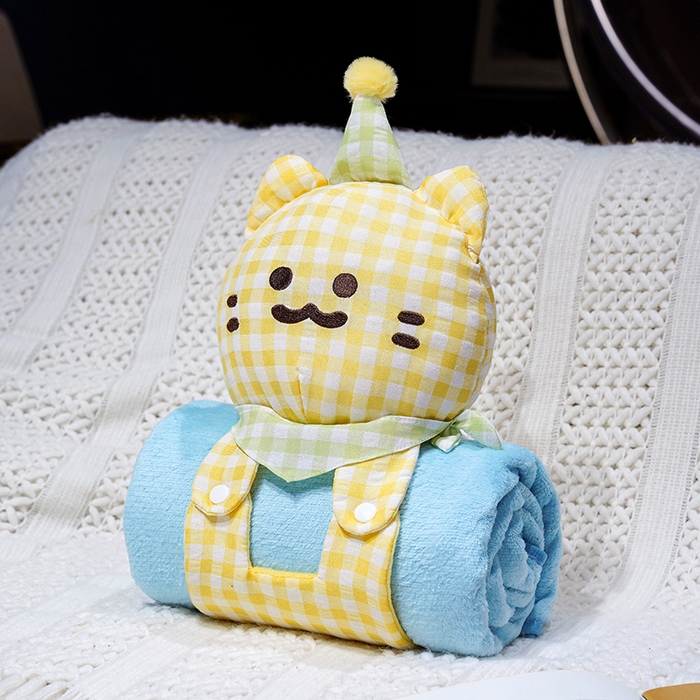 91家纺网 家纺一手货源 找家纺 （总）仟亿莱 2025新款带帽方巾喵立体卷毯