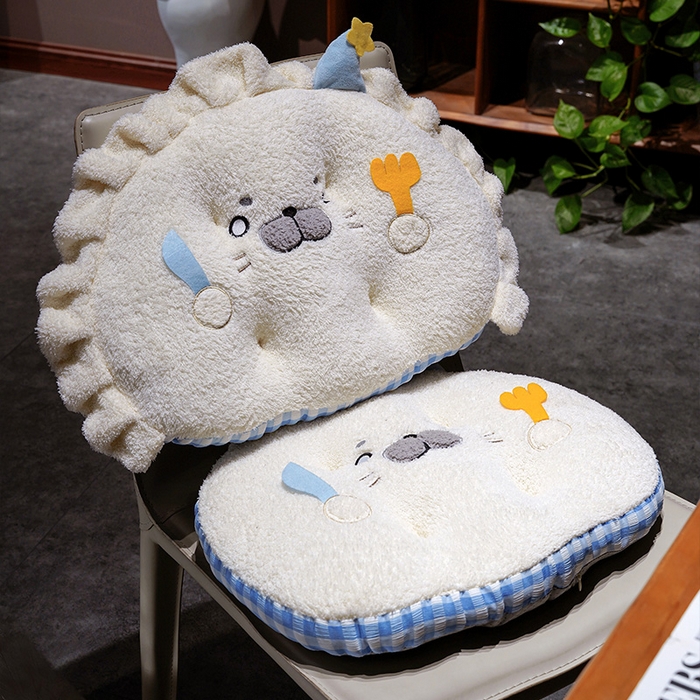 91家纺网 家纺一手货源 找家纺 （总）仟亿莱 2025新款萌萌小海豹扁扁坐垫