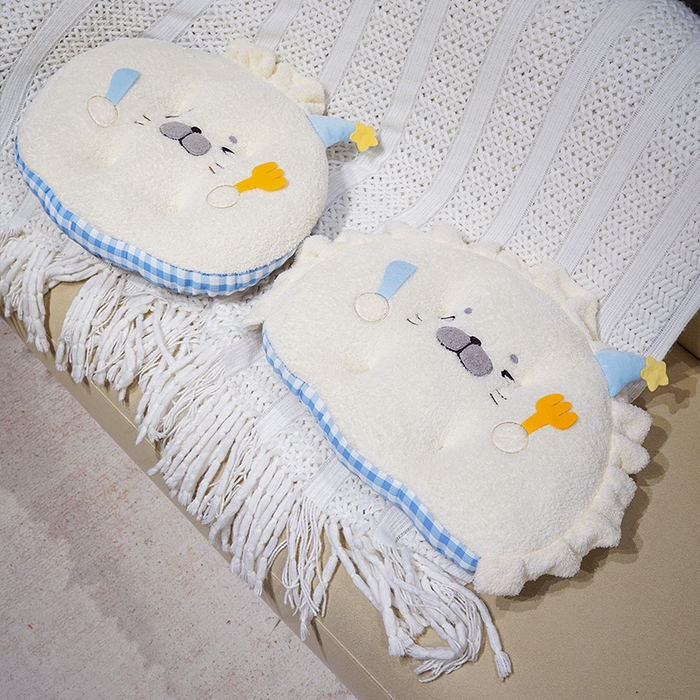 91家纺网 家纺一手货源 找家纺 （总）仟亿莱 2025新款萌萌小海豹扁扁坐垫