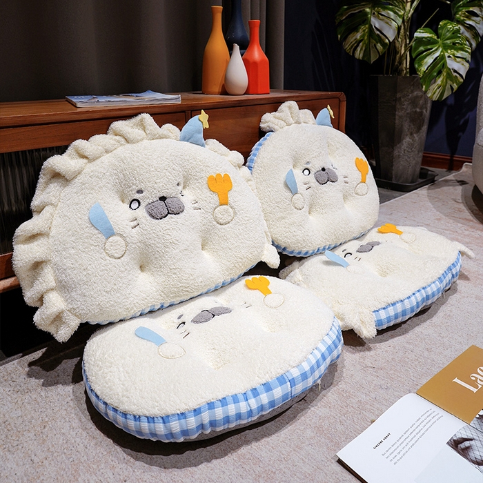 91家纺网 家纺一手货源 找家纺 （总）仟亿莱 2025新款萌萌小海豹扁扁坐垫