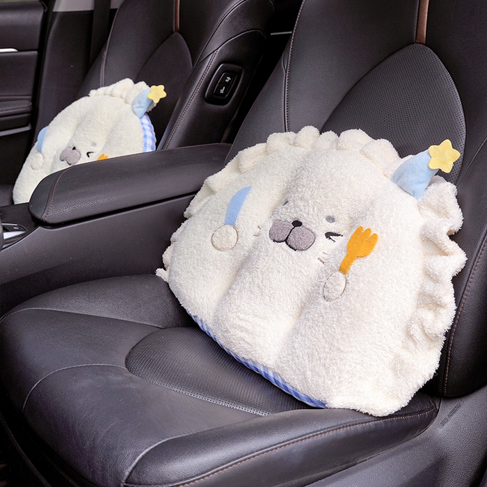 91家纺网 家纺一手货源 找家纺 仟亿莱 2025新款萌萌小海豹扁扁坐垫 扁扁饺子海豹