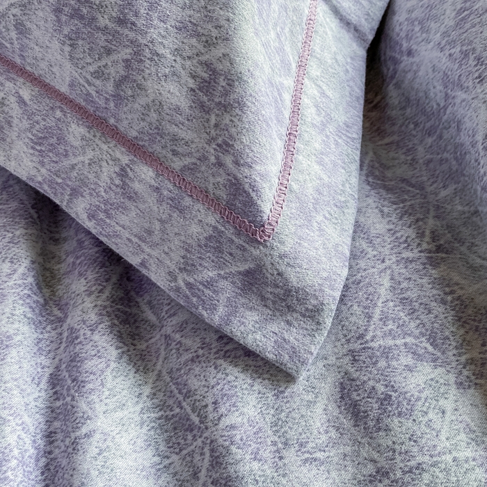 91家纺网 家纺一手货源 找家纺 大吉 2025新款加厚活性喷气磨毛棉四件套被套床单床笠学生单人三件套 山雾-蓝