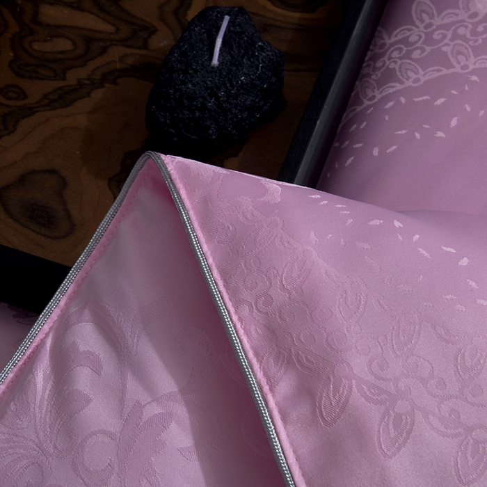 91家纺网 家纺一手货源 找家纺 越宏顺 2025新款被子冬被被芯拉链款子母被 粉色