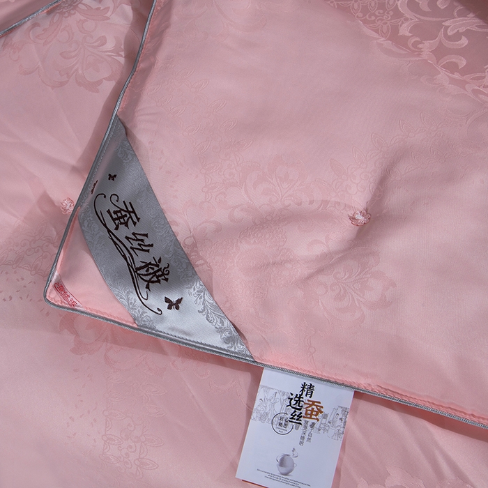 91家纺网 家纺一手货源 找家纺 越宏顺 2025新款被子冬被被芯拉链款子母被 玉色