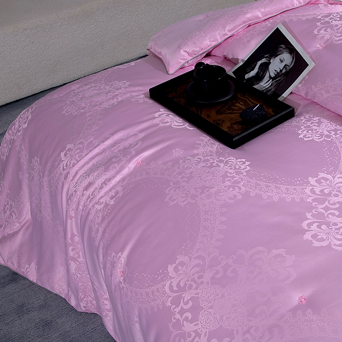 91家纺网 家纺一手货源 找家纺 越宏顺 2025新款被子冬被被芯拉链款子母被 粉色