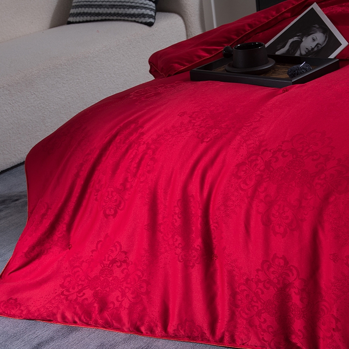 91家纺网 家纺一手货源 找家纺 越宏顺 2025新款被子冬被被芯拉链款子母被 大红