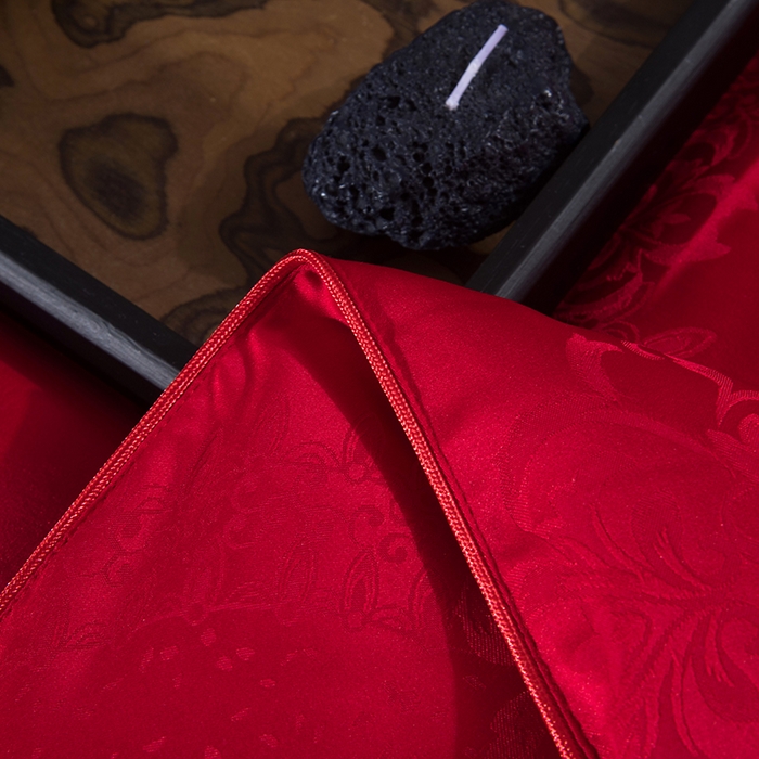 91家纺网 家纺一手货源 找家纺 越宏顺 2025新款被子冬被被芯拉链款子母被 大红