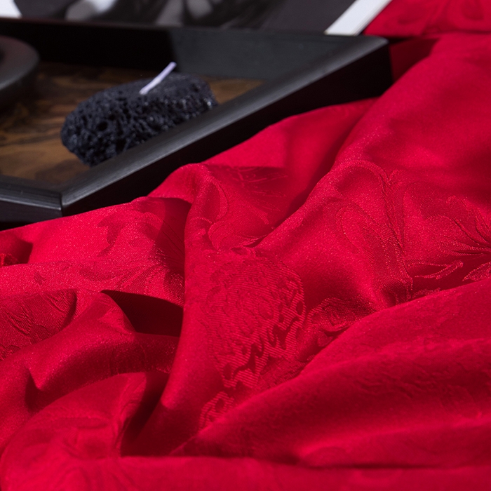 91家纺网 家纺一手货源 找家纺 越宏顺 2025新款被子冬被被芯拉链款子母被 大红