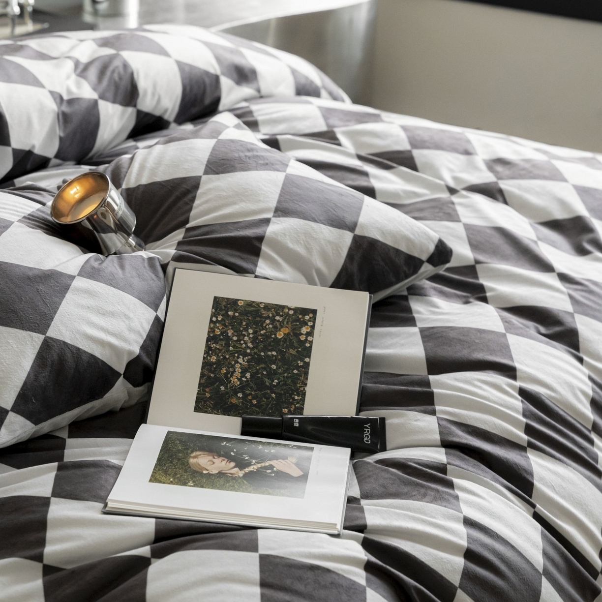 91家纺网 家纺一手货源 找家纺 （总）ONE TWO ONE 121 2025新款轻奢新法式德芙绒宝宝绒婴儿绒短毛绒牛奶绒四件套床单被套-几禾归集