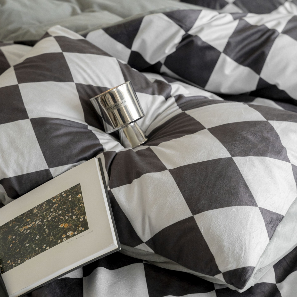 91家纺网 家纺一手货源 找家纺 ONE TWO ONE 121 2025新款轻奢新法式德芙绒宝宝绒婴儿绒短毛绒牛奶绒四件套床单被套-几禾归集 几禾归集-白