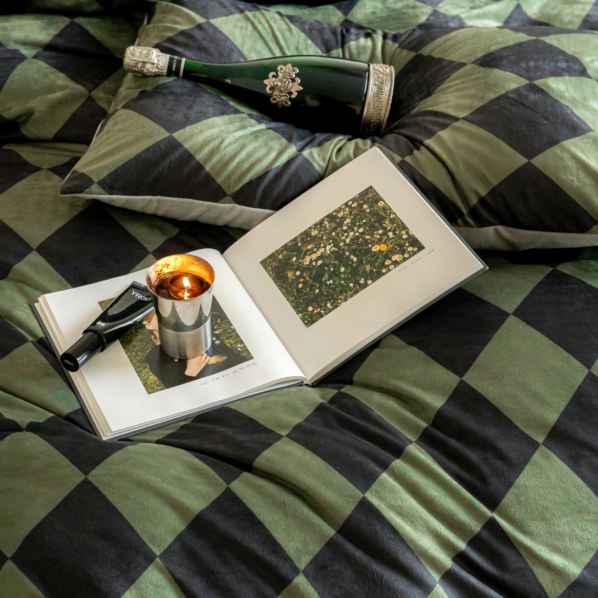 91家纺网 家纺一手货源 找家纺 ONE TWO ONE 121 2025新款轻奢新法式德芙绒宝宝绒婴儿绒短毛绒牛奶绒四件套床单被套-几禾归集 几禾归集-绿