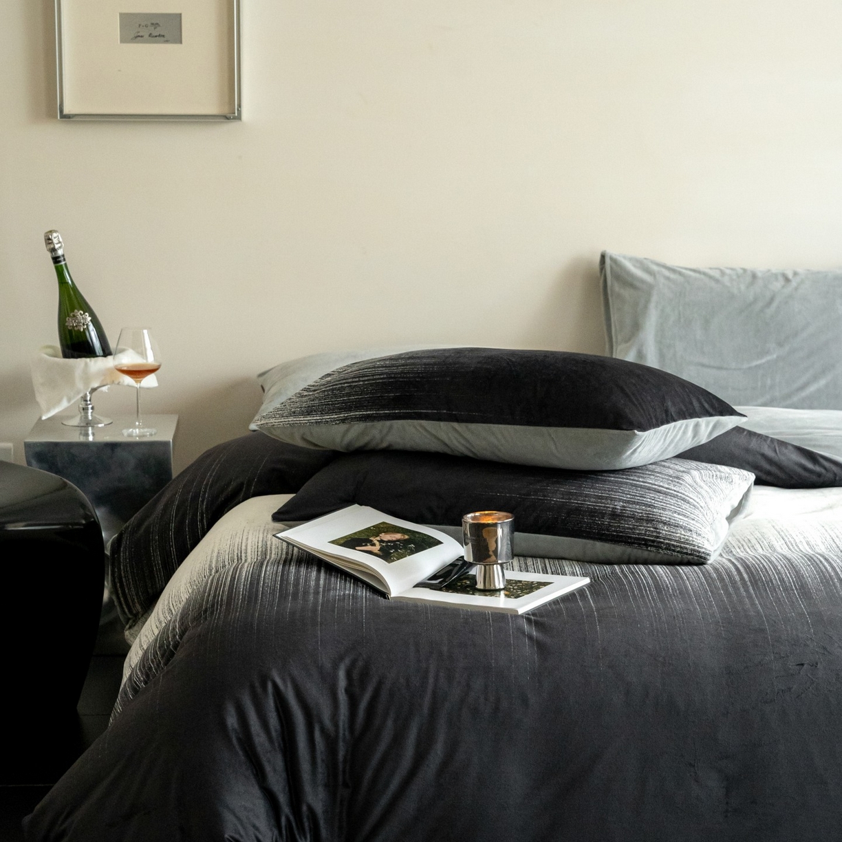 91家纺网 家纺一手货源 找家纺 （总）ONE TWO ONE 121 2025新款轻奢新法式德芙绒宝宝绒婴儿绒短毛绒牛奶绒四件套床单被套-光辉岁月