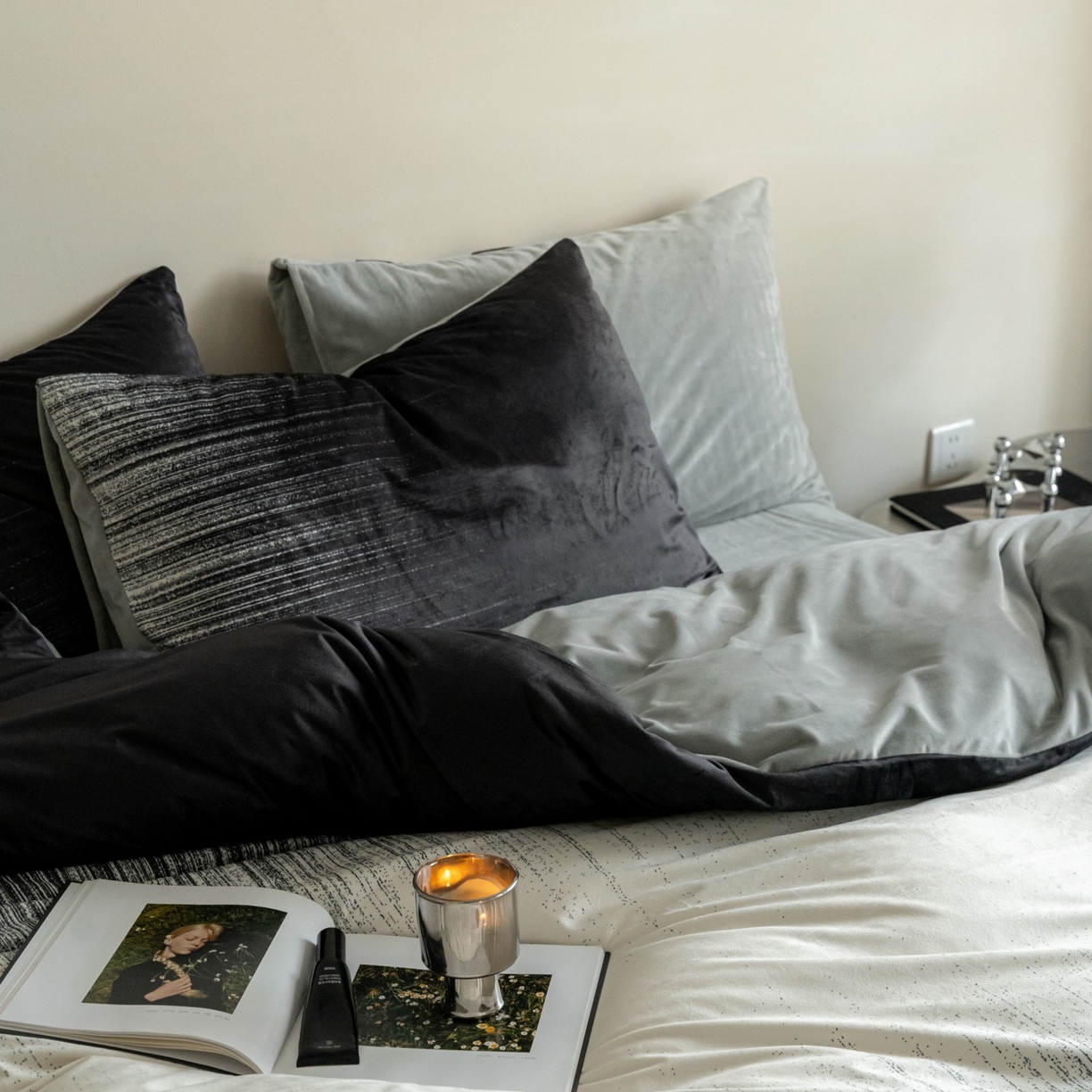 91家纺网 家纺一手货源 找家纺 （总）ONE TWO ONE 121 2025新款轻奢新法式德芙绒宝宝绒婴儿绒短毛绒牛奶绒四件套床单被套-光辉岁月