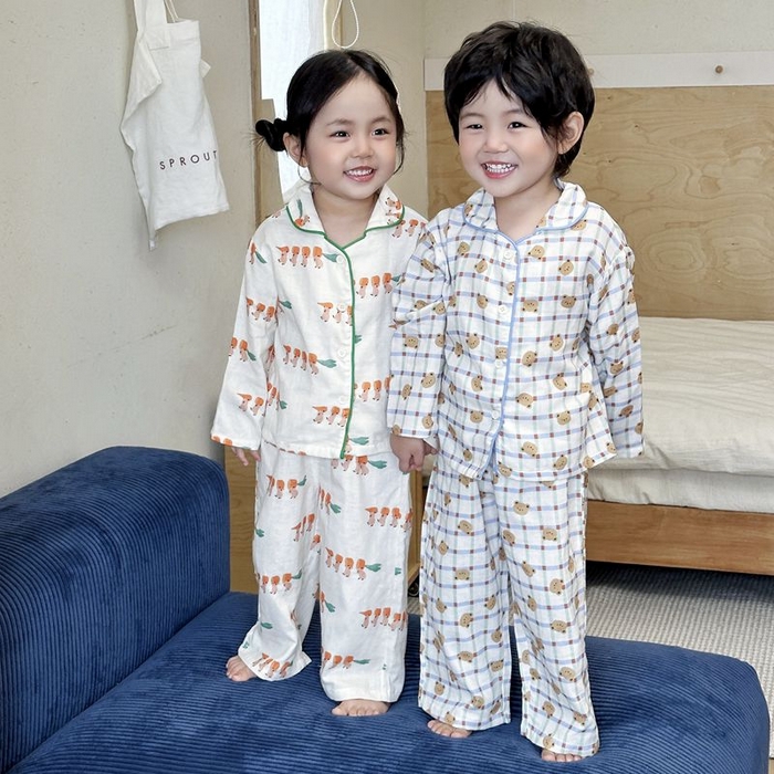 91家纺网 家纺一手货源 找家纺 （总）妍景家居生活馆 2025新款儿童卡通翻领套装