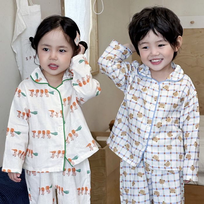 91家纺网 家纺一手货源 找家纺 （总）妍景家居生活馆 2025新款儿童卡通翻领套装