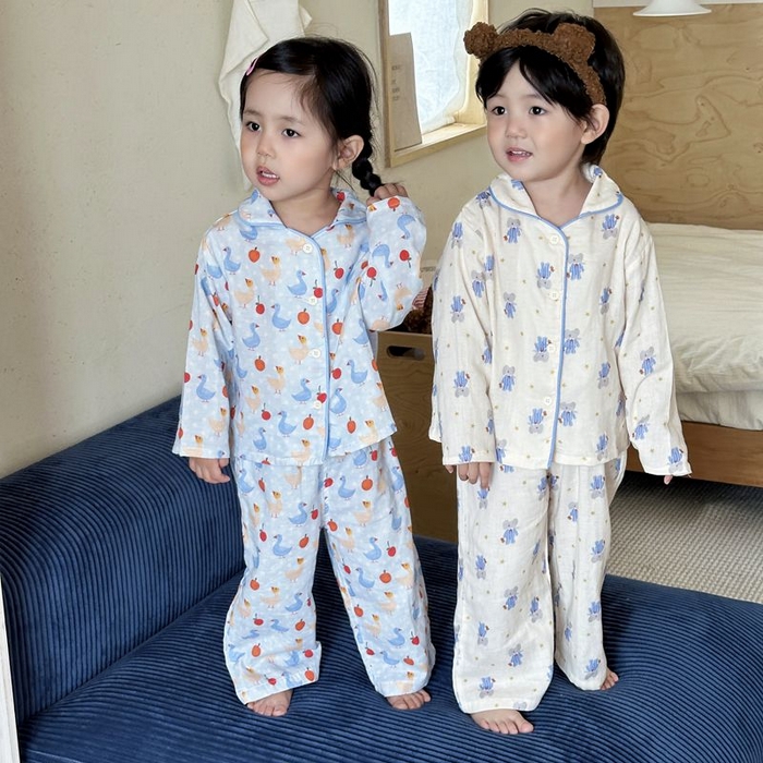 91家纺网 家纺一手货源 找家纺 （总）妍景家居生活馆 2025新款儿童卡通翻领套装