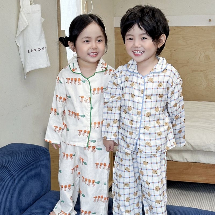 91家纺网 家纺一手货源 找家纺 （总）妍景家居生活馆 2025新款儿童卡通翻领套装