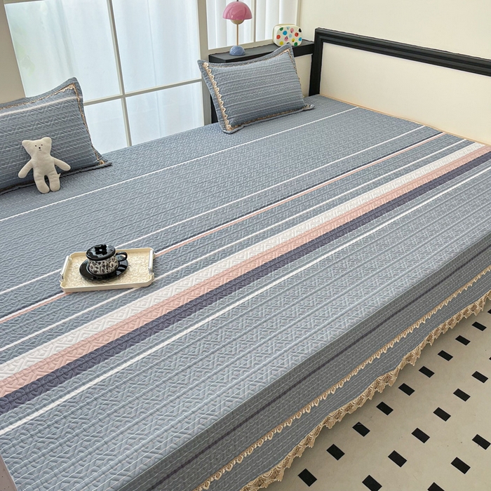 91家纺网 家纺一手货源 找家纺 （总）手艺人家纺 2025新款带花纯棉绗缝榻榻米大炕盖榻榻米炕垫防滑炕垫榻榻米垫床盖榻榻米炕盖炕垫（K700-K723）