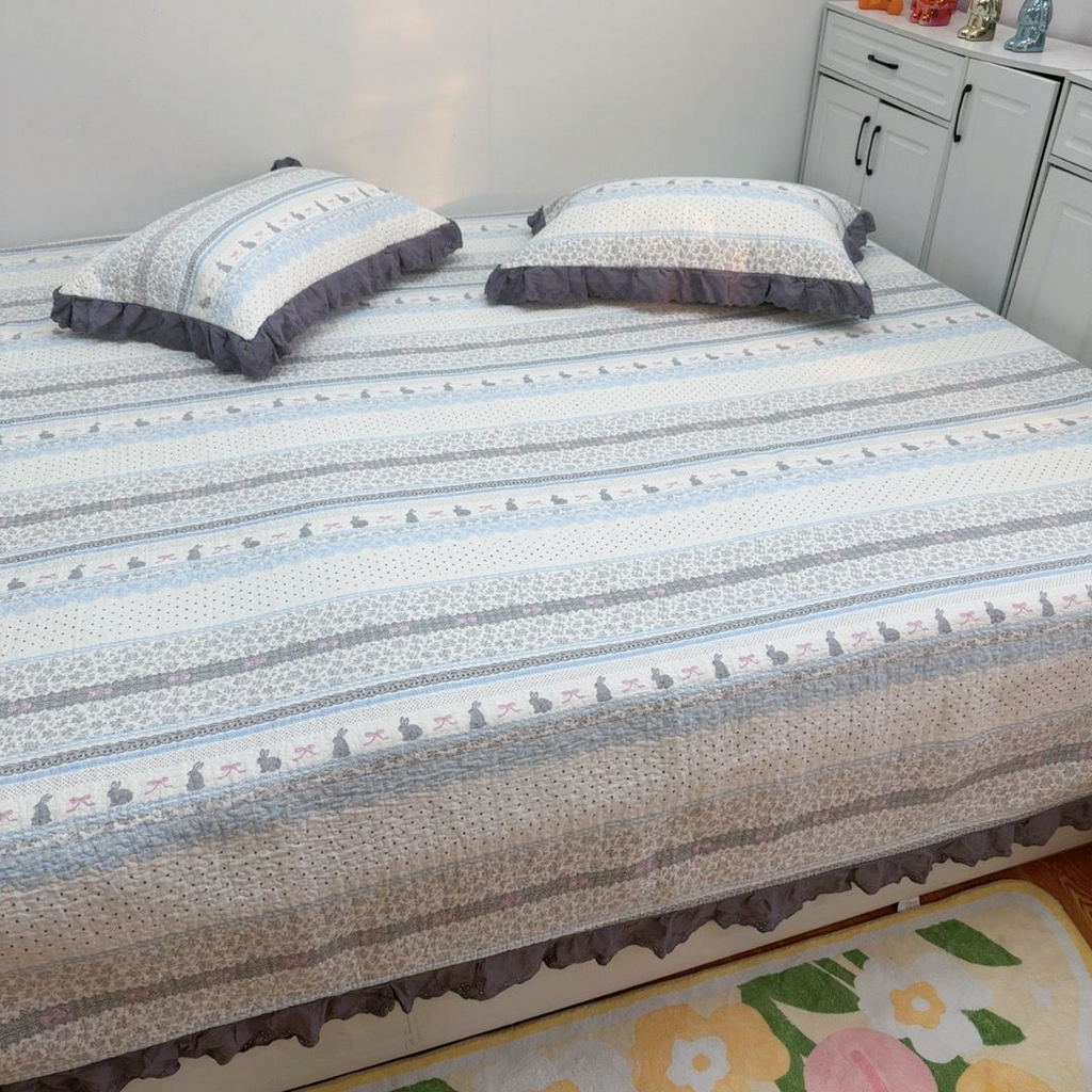 91家纺网 家纺一手货源 找家纺 （总）暖居 2025新款纯棉榻榻米农村大炕盖支持定制