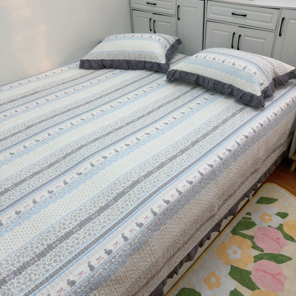 91家纺网 家纺一手货源 找家纺 （总）暖居 2025新款纯棉榻榻米农村大炕盖支持定制