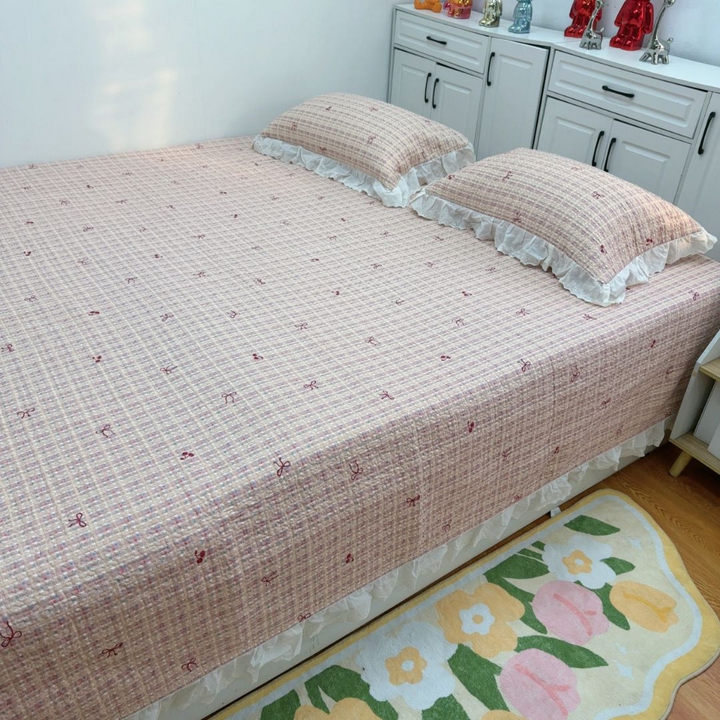 91家纺网 家纺一手货源 找家纺 暖居 2025新款纯棉榻榻米农村大炕盖支持定制 时尚小香