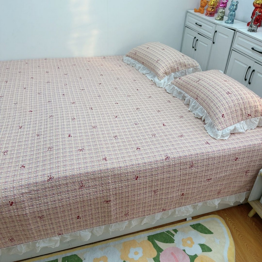 91家纺网 家纺一手货源 找家纺 暖居 2025新款纯棉榻榻米农村大炕盖支持定制 时尚小香